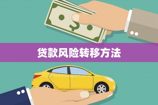 集安贷款风险转移方法