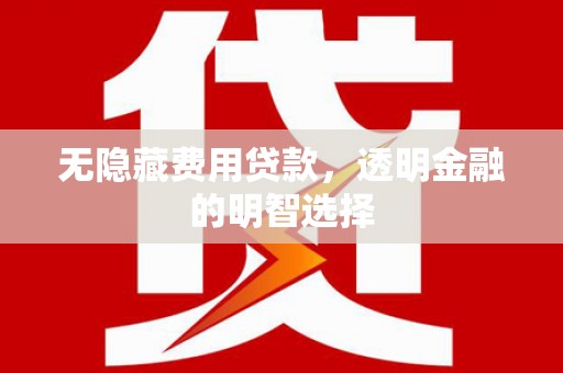 集安无隐藏费用贷款，透明金融的明智选择