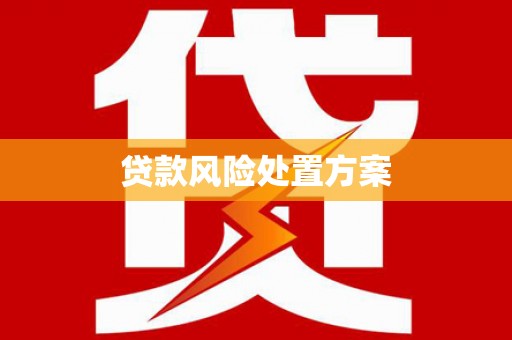 集安贷款风险处置方案