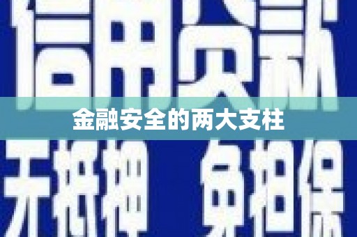 集安金融安全的两大支柱